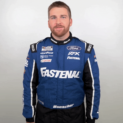 rfkracing nascar chris buescher fastenal rfk racing GIF
