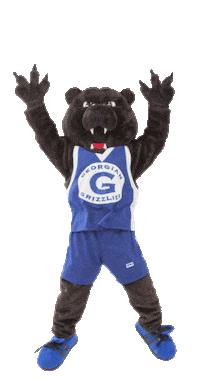 GeorgianCollege jump bear college up Sticker