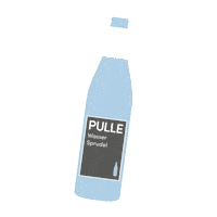 trinkpulle water wasser pulle trinkpulle Sticker