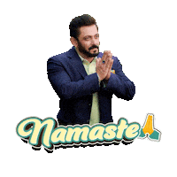 Salman Khan Namaste Sticker by Nadiadwala Grandson