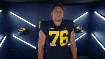 Go Blue College Football GIF by Michigan Athletics