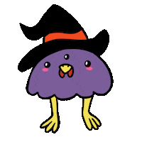 Halloween Magic Sticker by chicken_ham