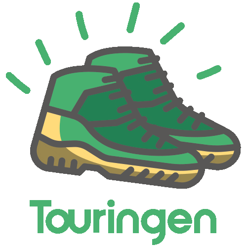 touringen_stempel giphyupload forest hiking wandern Sticker