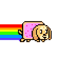 Art Dog Sticker by Abstract HotDogs