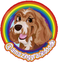 Art Dog Sticker