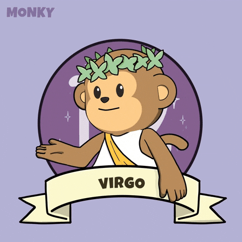 Overthinking Zodiac Sign GIF by Wise Monkey Meme