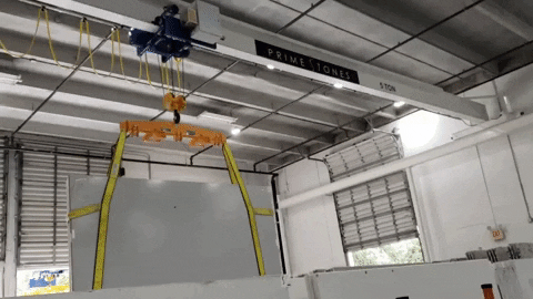 MHSCRANE giphyupload mhscrane bridgecrane overheadcrane GIF