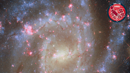 Stars Glowing GIF by ESA/Hubble Space Telescope
