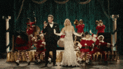 blake shelton christmas GIF by Gwen Stefani