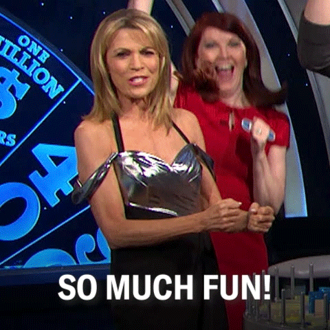 Happy Vanna White GIF by ABC Network