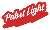 pabstlight beer pbr pabst blue ribbon new beer Sticker