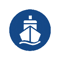 Sea Boat Sticker by Sogedim