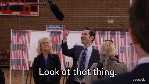 Look At That Parks And Recreation GIF by PeacockTV