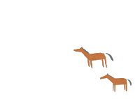 Horses Effects Sticker by Botanikids