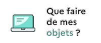 Laptop Recycle Sticker by Quefairedemesobjets
