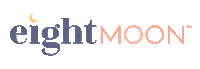 eightmoonmsp logo design moon agency Sticker