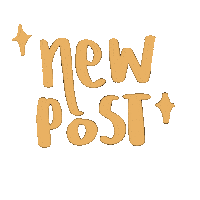 artcloudstudio new new post yellow orange Sticker