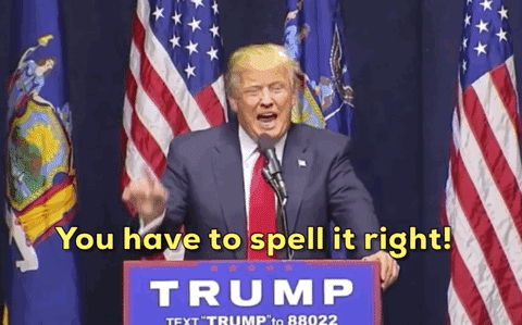 Lying Donald Trump GIF