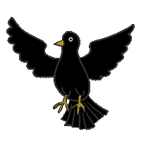 Bird Fly Sticker