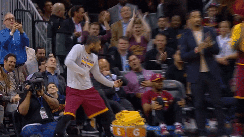 Vibing Cleveland Cavaliers GIF by NBA