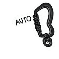Carabiner Doggear Sticker by Litto Howler
