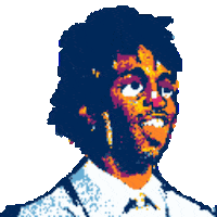 graemeharveybirmingham pixelart skull eyeroll sntjhn Sticker