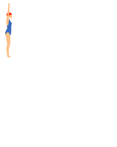 Dive Swimmer Sticker by Season Paper Collection