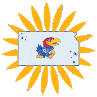 Sunflower State Sticker by University of Kansas