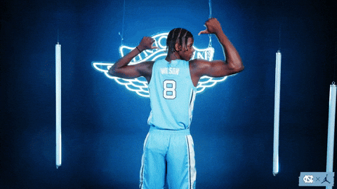 University Of North Carolina Basketball GIF by UNC Tar Heels