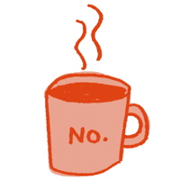Design Coffee Sticker
