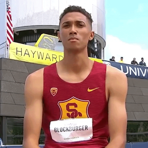 Fight On Track Field GIF by USC Trojans