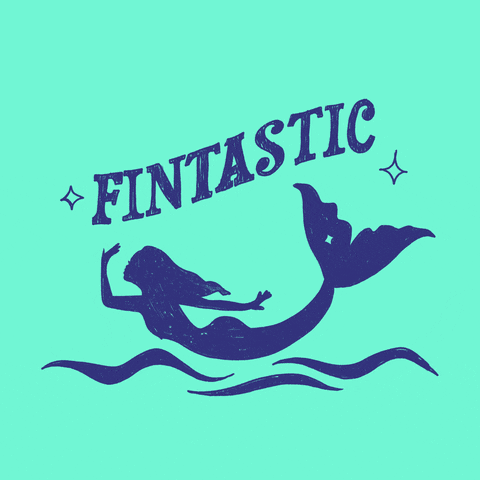 tfn giphyupload typography lettering mermaid GIF