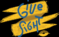 CharityVision love eyes yellow flag GIF