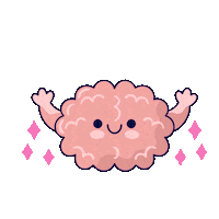 Brain Neuroscience Sticker by Hannah Anda