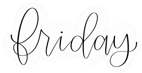 Days Of The Week Friday Sticker