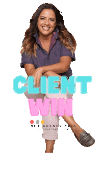 theagencychic agent travelagent travel agent client win Sticker