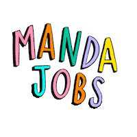 Ilustragabs work colors lettering jobs Sticker