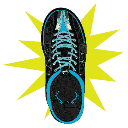 bowling shoe Sticker by Bowlero
