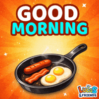 Hungry Good Morning GIF by Lucas and Friends by RV AppStudios