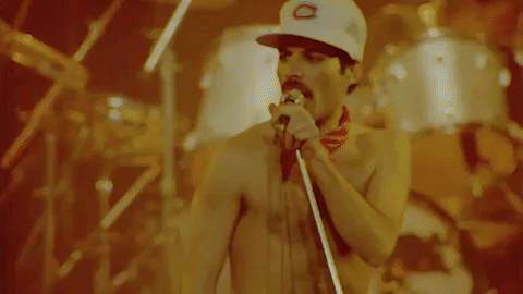 freddie mercury queen GIF