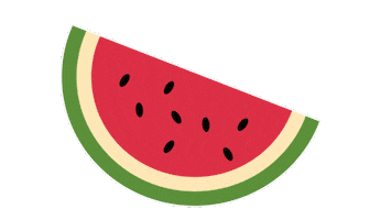 National Watermelon Day Sticker by EmojiVid