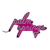 seaairuh neon california ca palm springs Sticker
