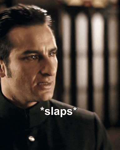 VinodChopraFilms stop hit shut up leave GIF