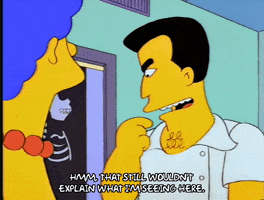 Explaining Season 4 GIF by The Simpsons