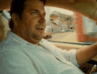 Driving Bradley Cooper GIF