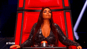 thevoiceofitaly reaction sexy the voice lamborghini GIF