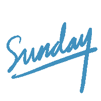 Happy Sunday Hello Sticker