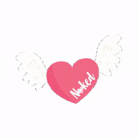 Nakedjuicery love heart drink fly GIF