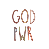 God Pwr Sticker by DePapel