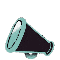 People Megaphone Sticker by Plasma Republic